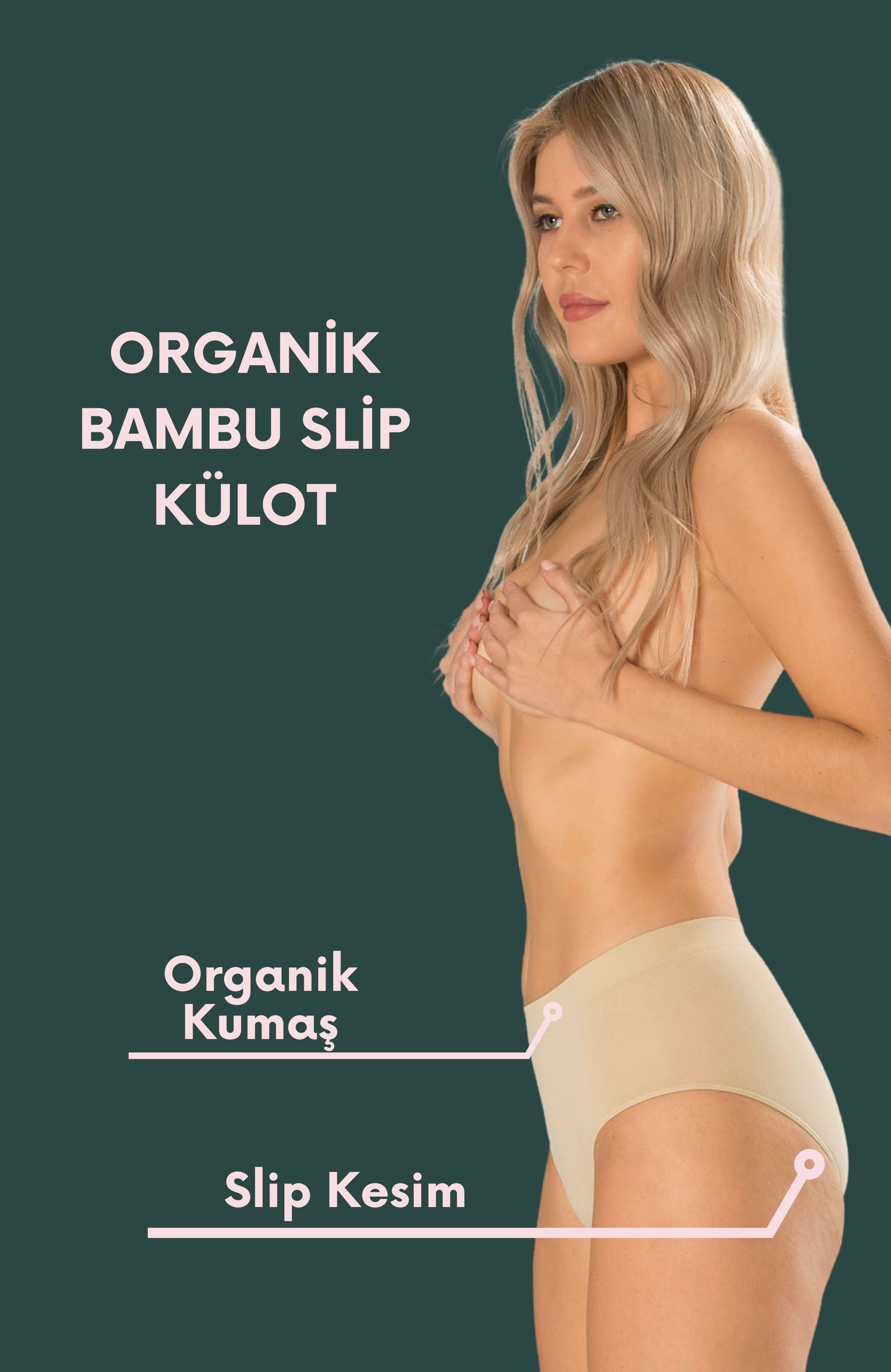 Ten Slip Külot Bambu Kumaş